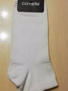 Однотонные носки из эластичного хлопка CORNETTE MW300424белый